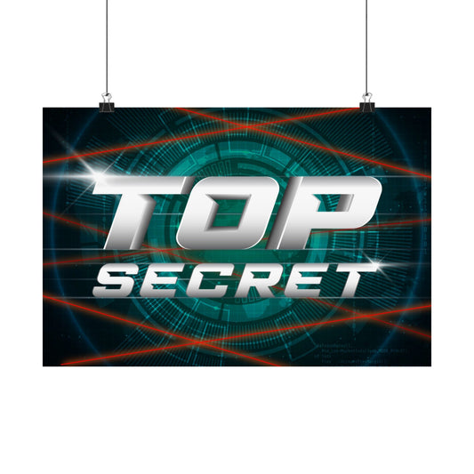 Poster | V9 | Top Secret Elementary Series Graphic | Horizontal