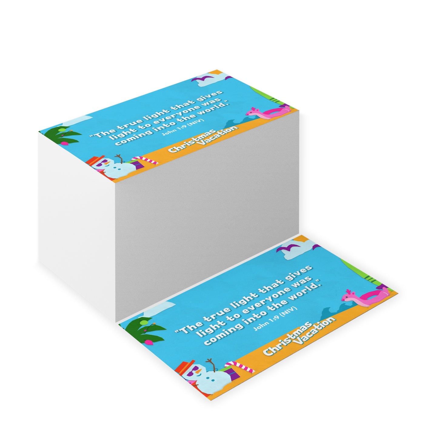 Memory Verse Cards | V7 | Christmas Vacation Preschool
