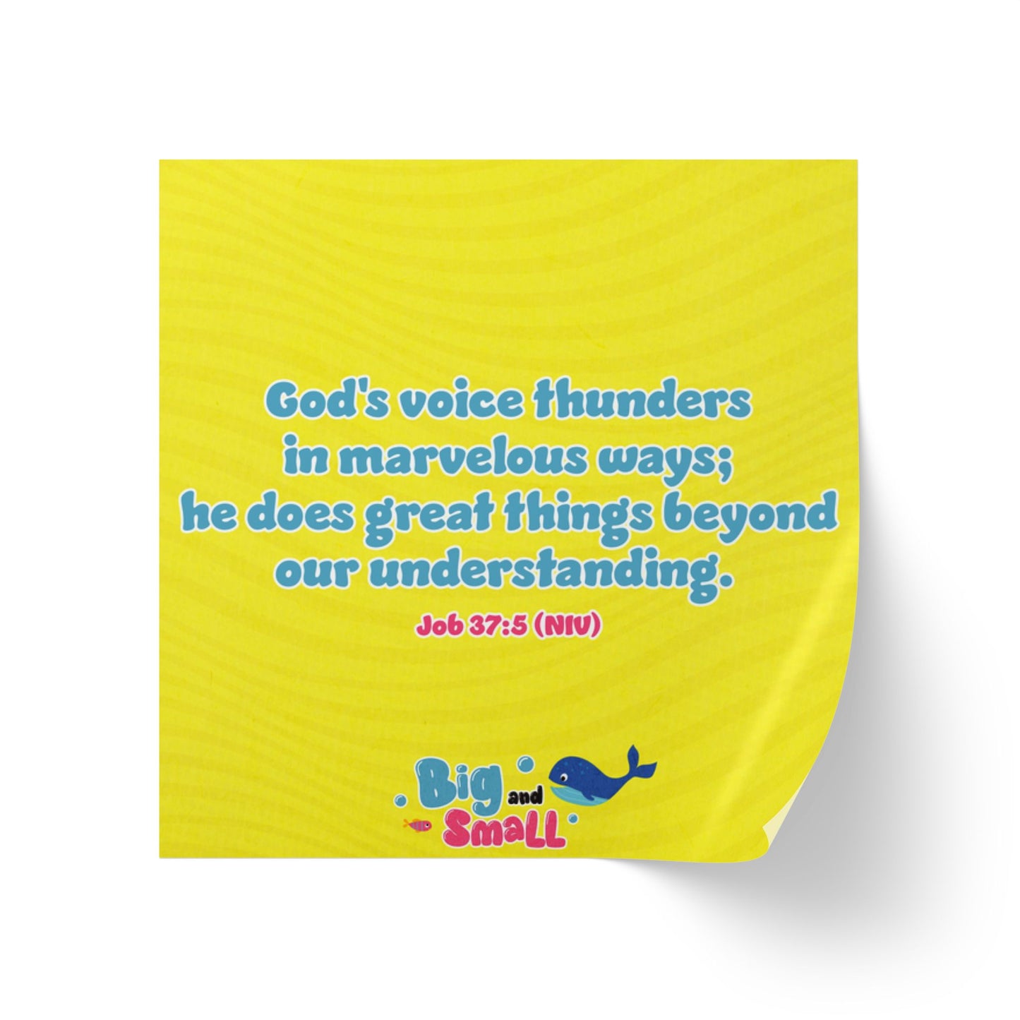 Memory Verse Sticker Roll | V5 | Big And Small Preschool