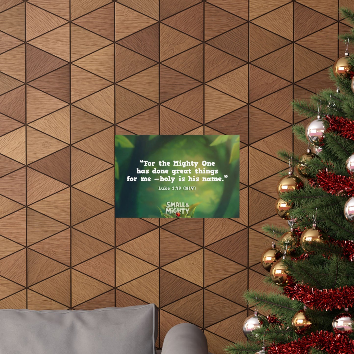 Poster | Small & Mighty Elementary Memory Verse Graphic | Horizontal