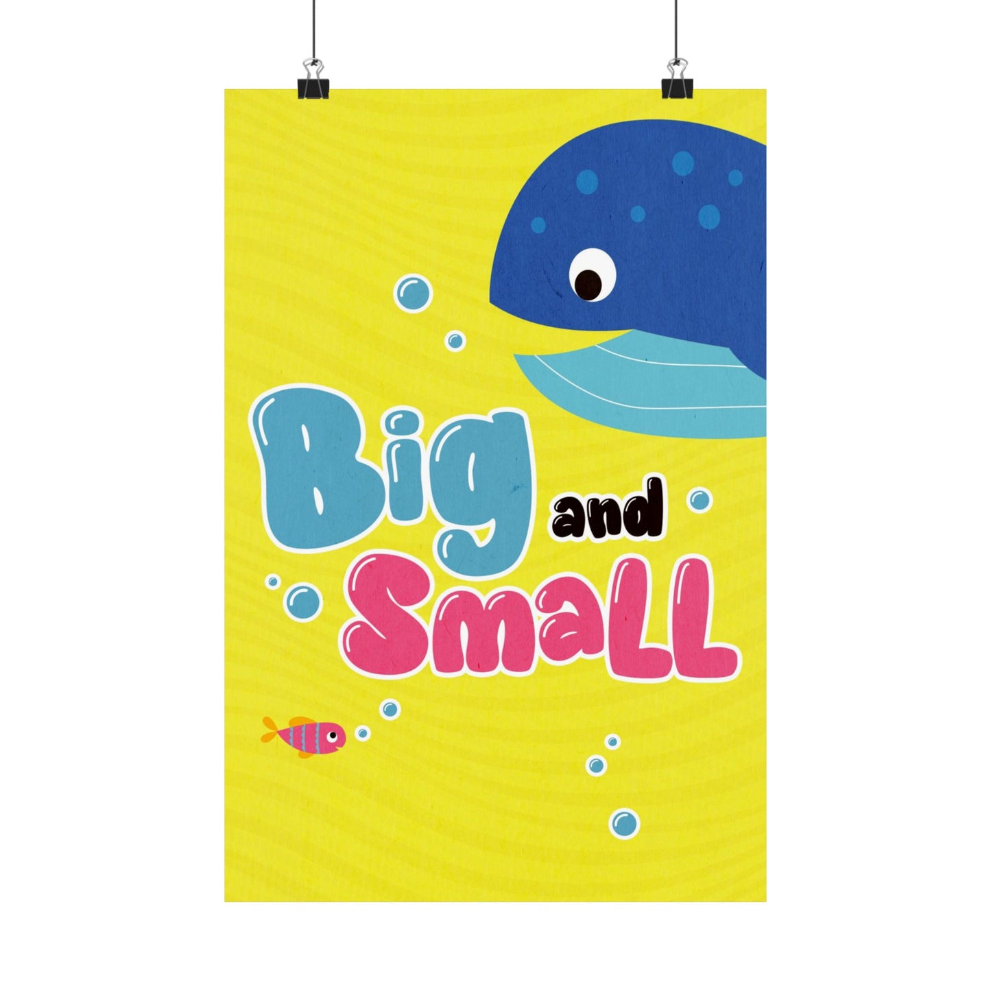 Poster I V5 I Big And Small Preschool Series Graphic I Vertical