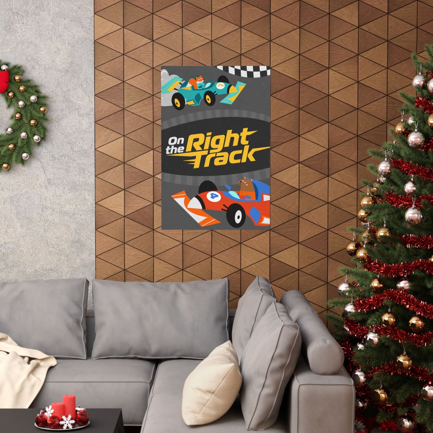 Poster | V7 | On the Right Track Preschool Series Graphic | Vertical