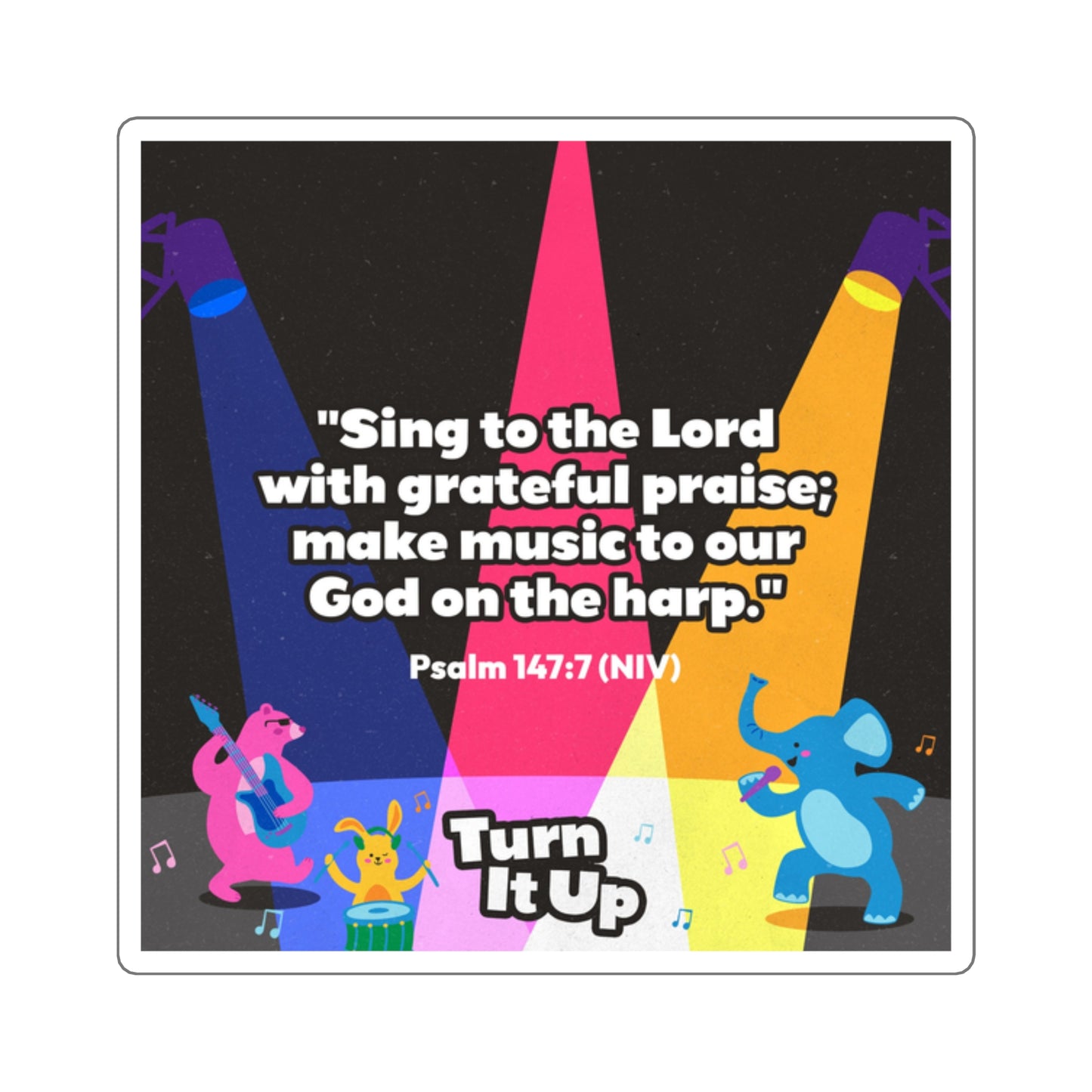 Memory Verse Sticker | V7 | Turn It Up Preschool