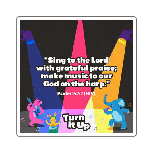 Memory Verse Sticker | V7 | Turn It Up Preschool