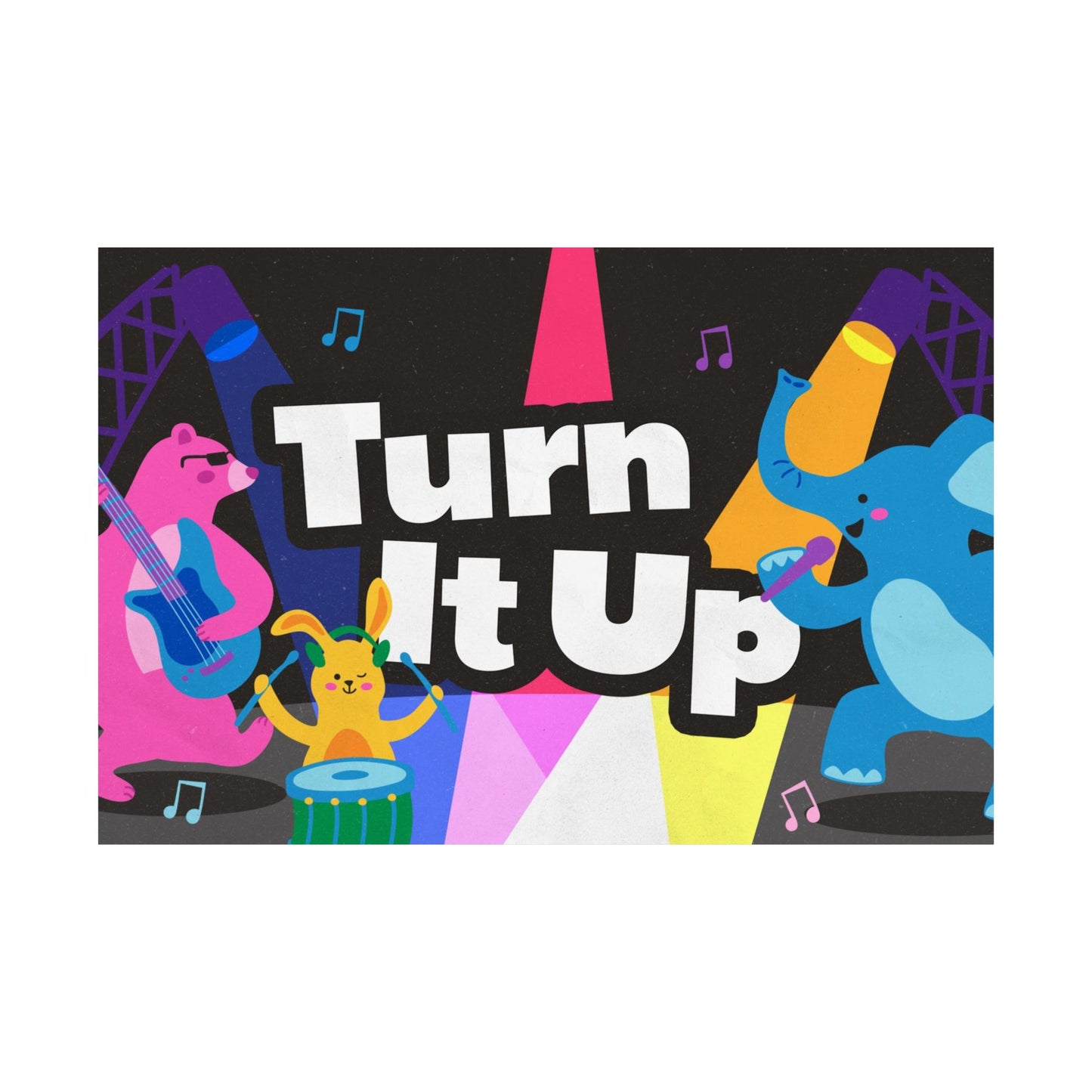 Poster | V7 | Turn It Up Preschool Series Graphic | Horizontal