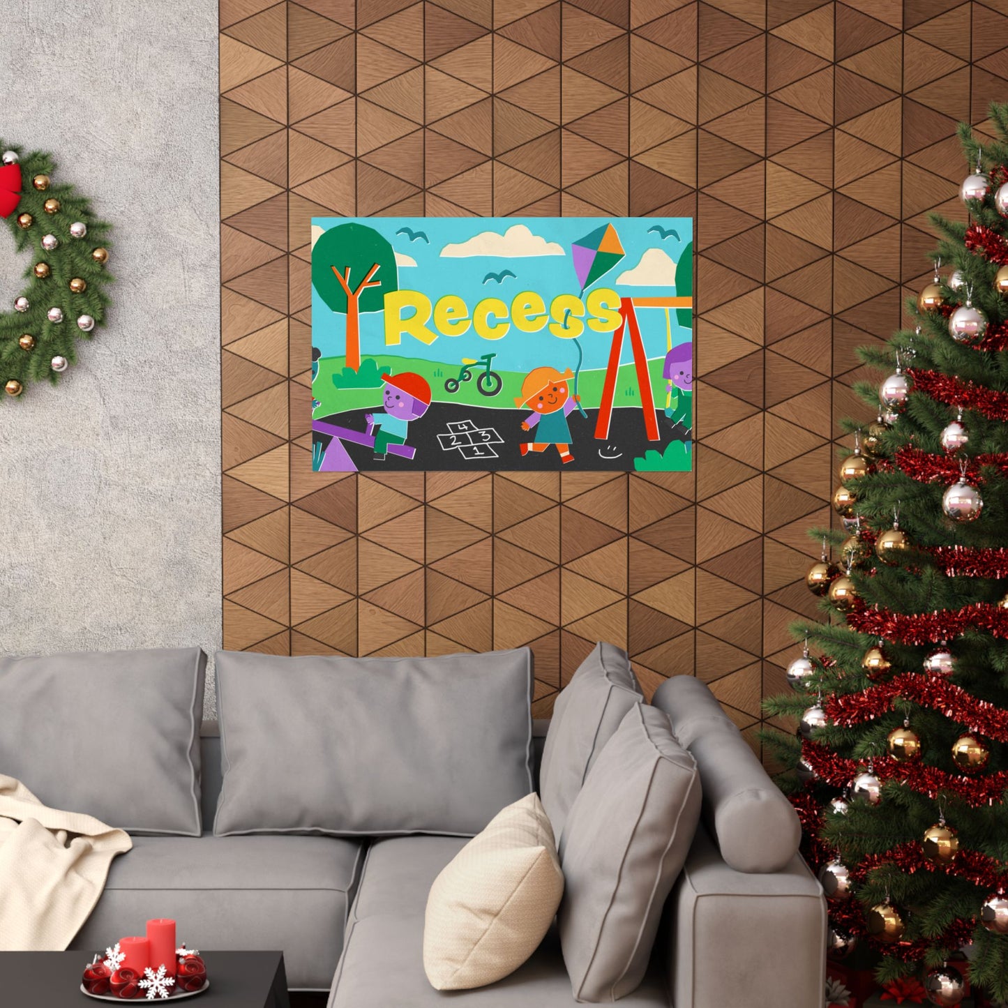 Poster | V7 | Recess Preschool Series Graphic | Horizontal