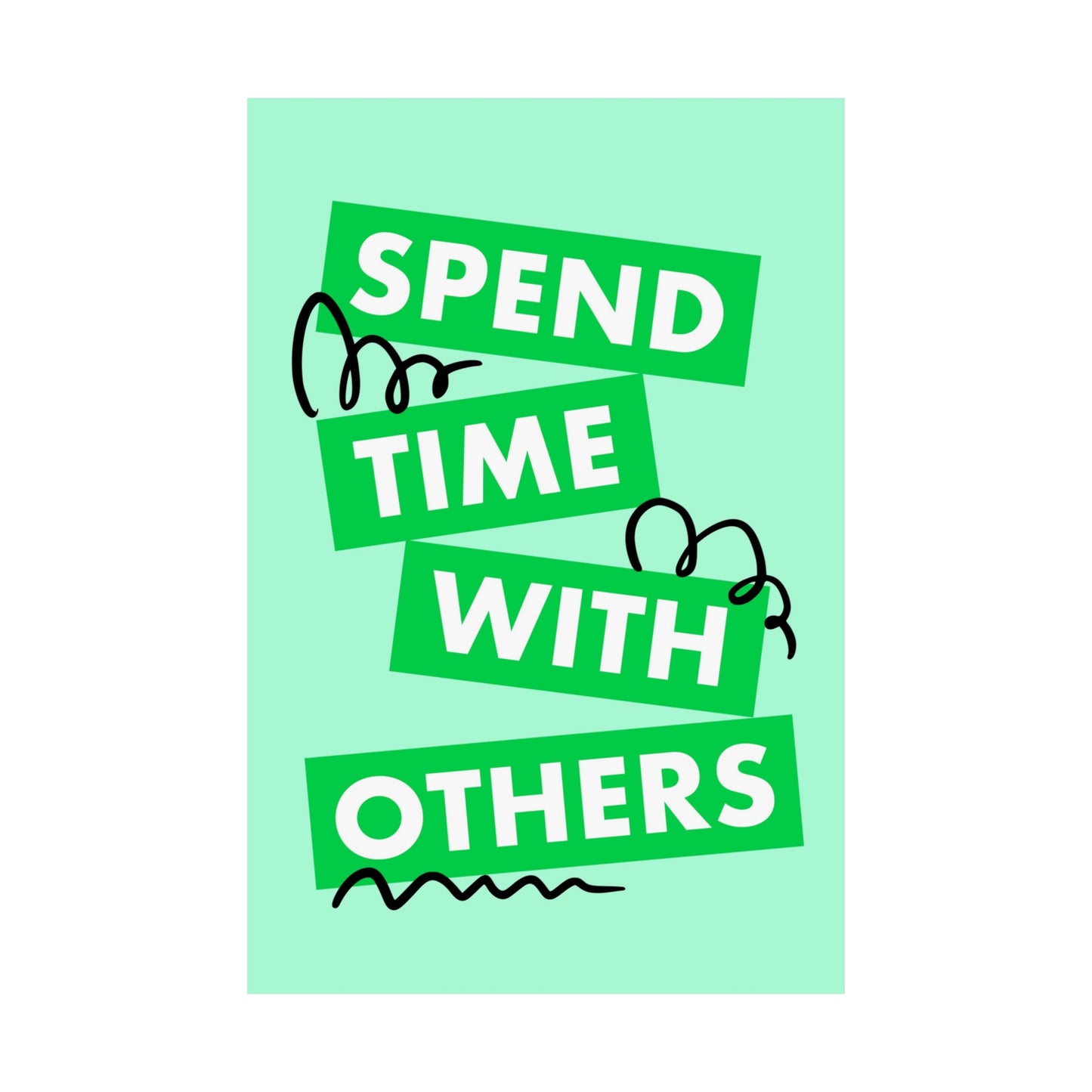 Poster I V8 I Spend Time With Others Discipleship Graphic I Vertical