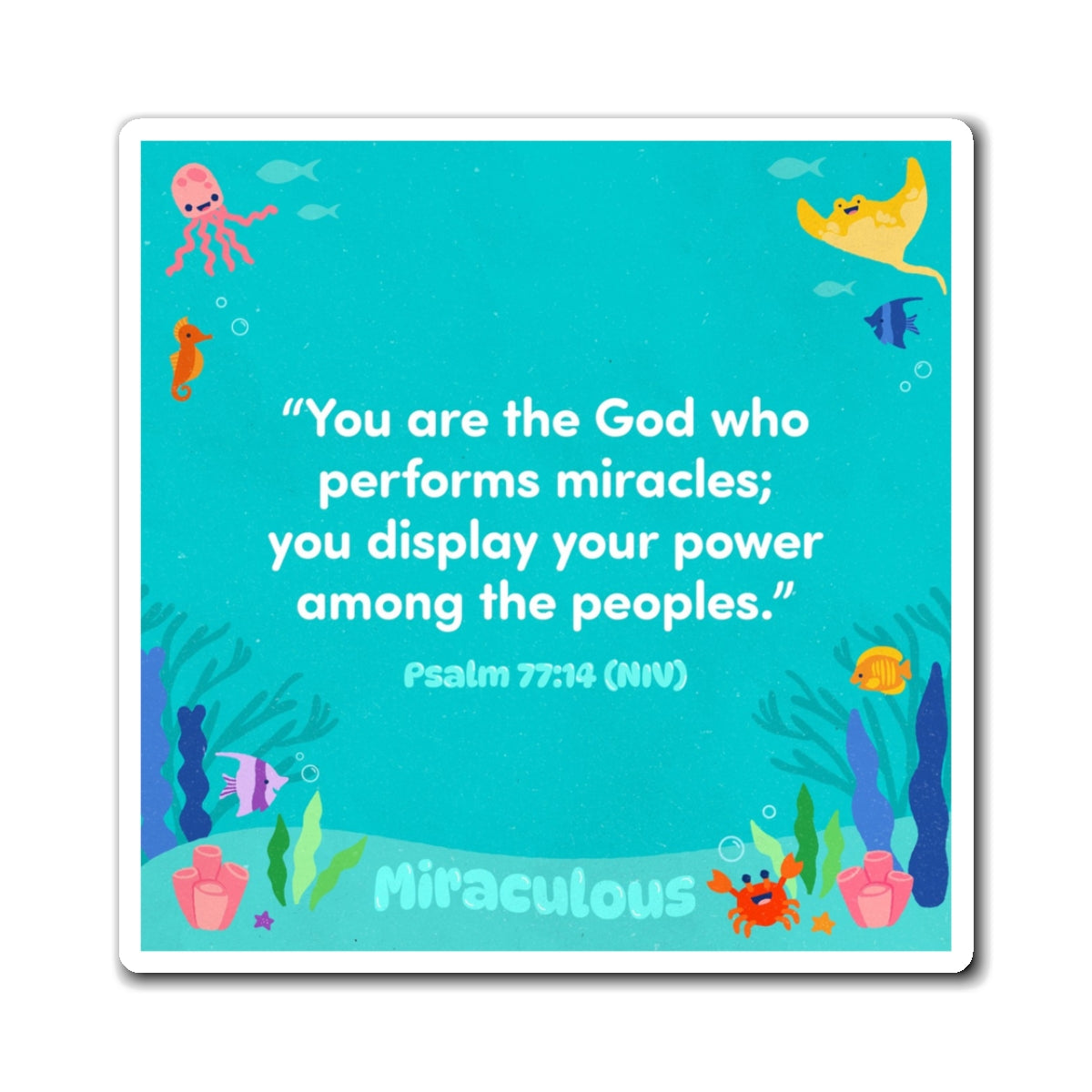 Memory Verse Magnet | V8 | Miraculous Preschool