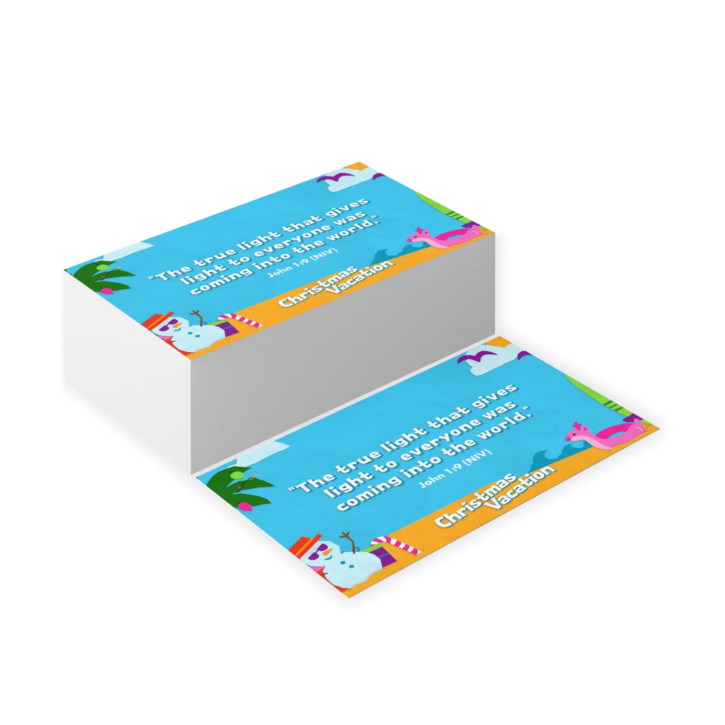 Memory Verse Cards | V7 | Christmas Vacation Preschool