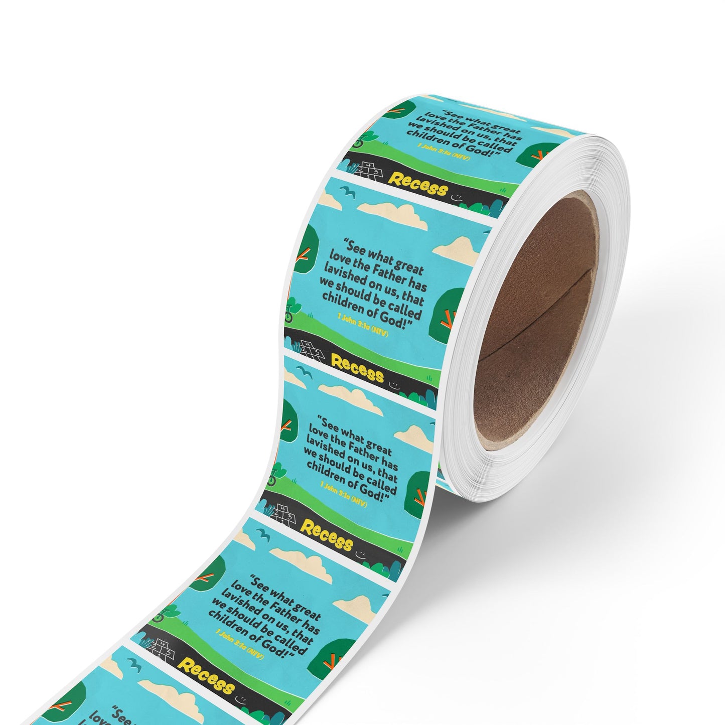 Memory Verse Sticker Roll | V7 | Recess Preschool