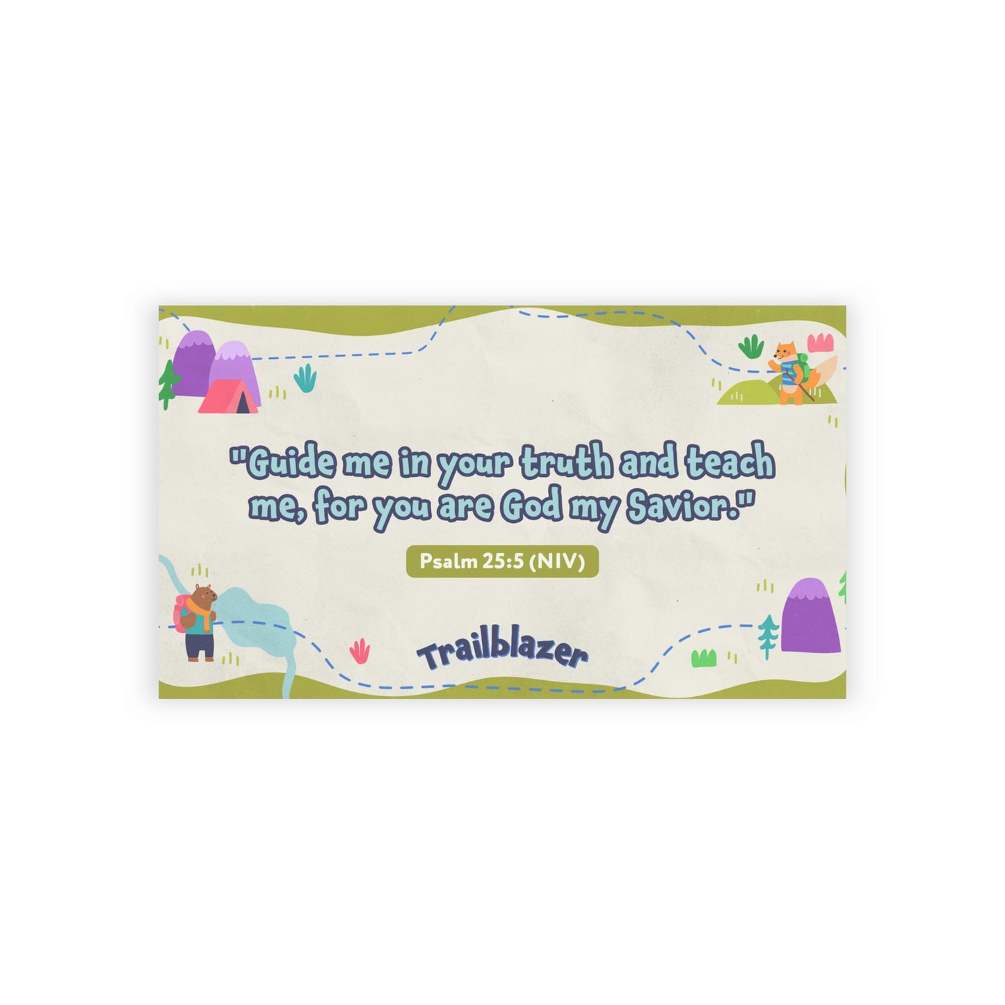 Memory Verse Cards | V9 | Trailblazer Preschool