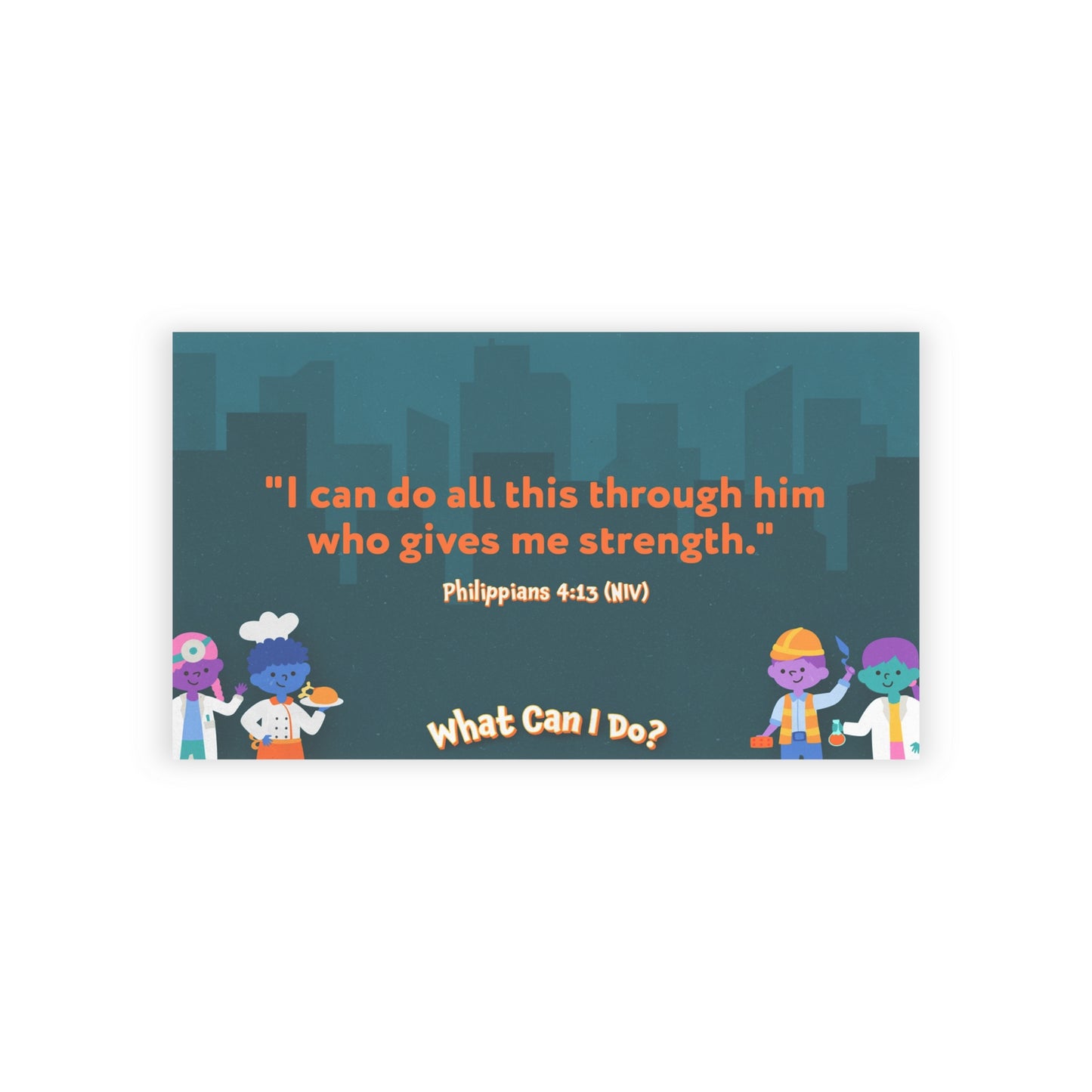 Memory Verse Cards | V7 | What Can I Do Preschool