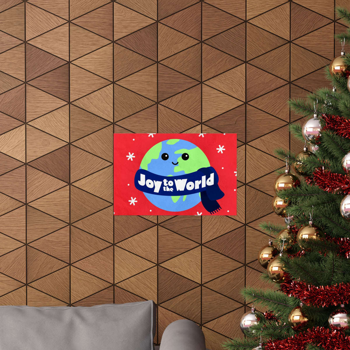 Poster I V5 I Joy To The World Preschool Series Graphic I Horizontal