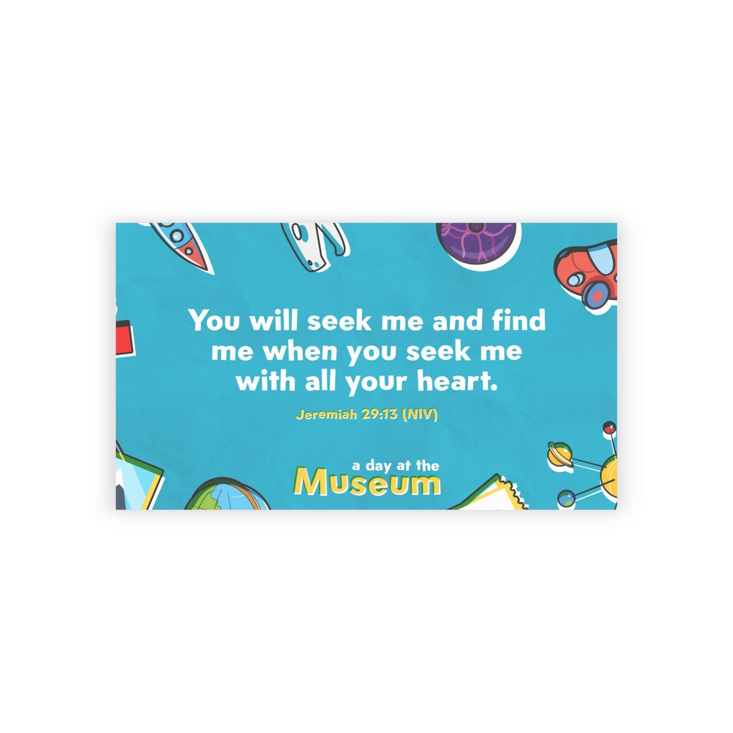 Memory Verse Cards | V5 | A Day At The Museum Preschool