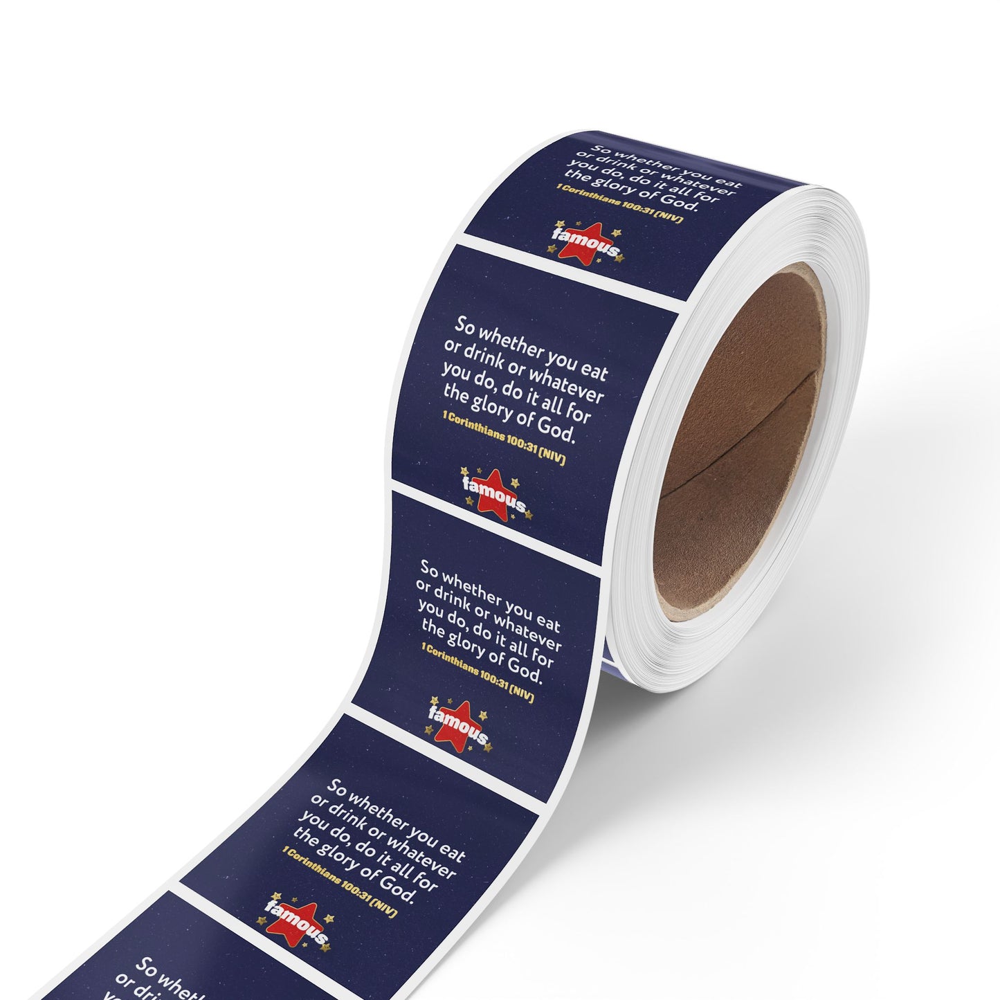 Memory Verse Sticker Roll | V5 | Famous Preschool