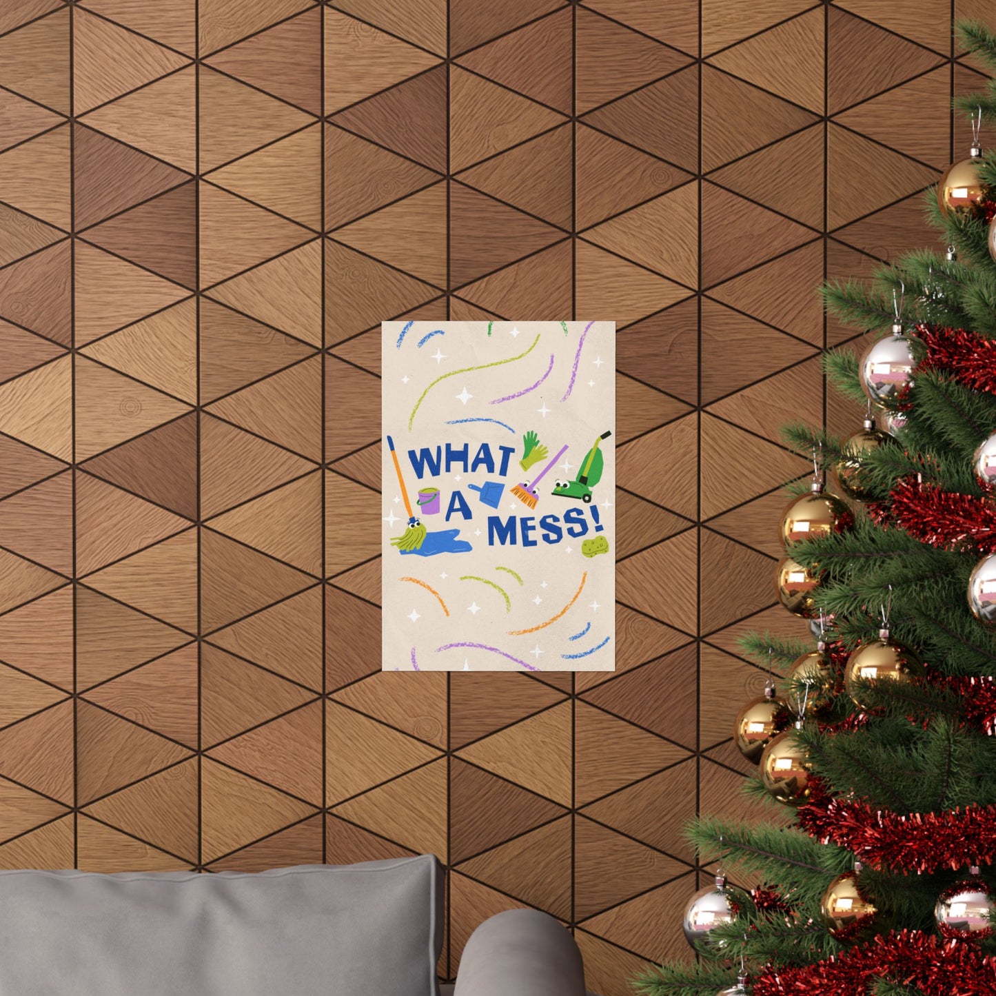 Poster | What A Mess Preschool Series Graphic | Vertical