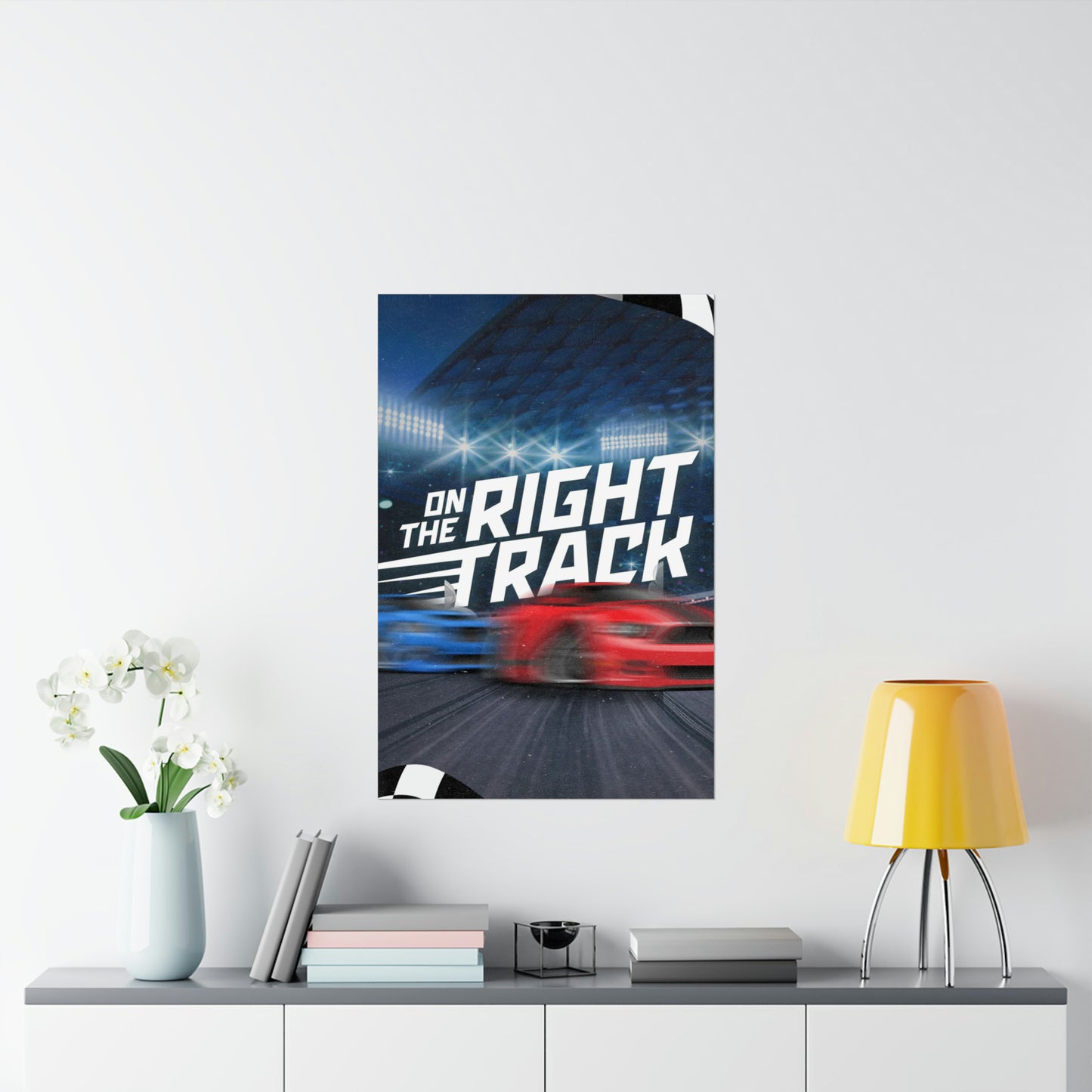 Poster | V7 | On The Right Track Series Graphic | Vertical