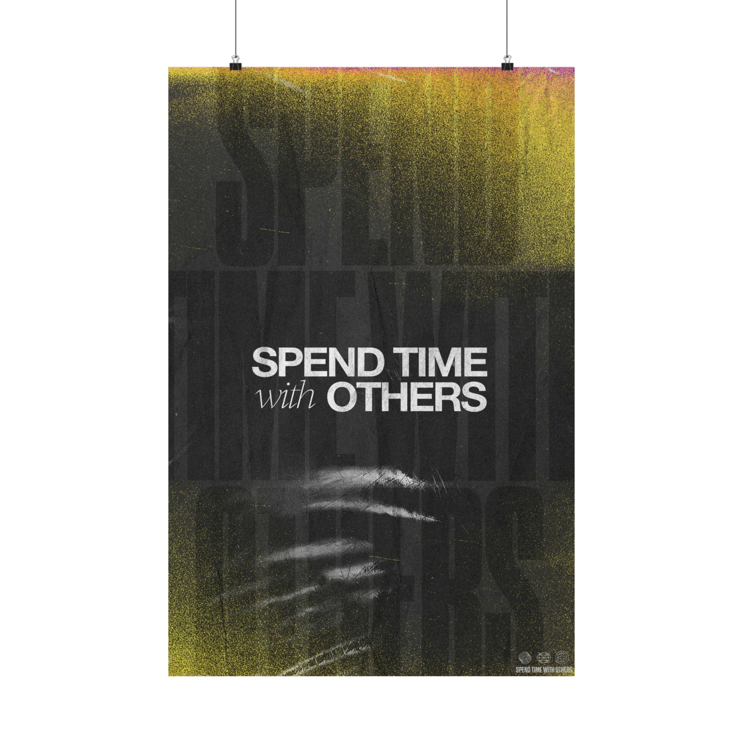 Poster I V6 I Spend Time With Others Students Discipleship Graphic I Vertical