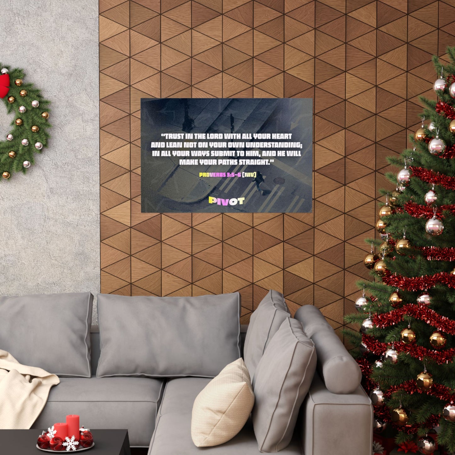 Poster I Pivot Memory Verse Graphic I Horizontal