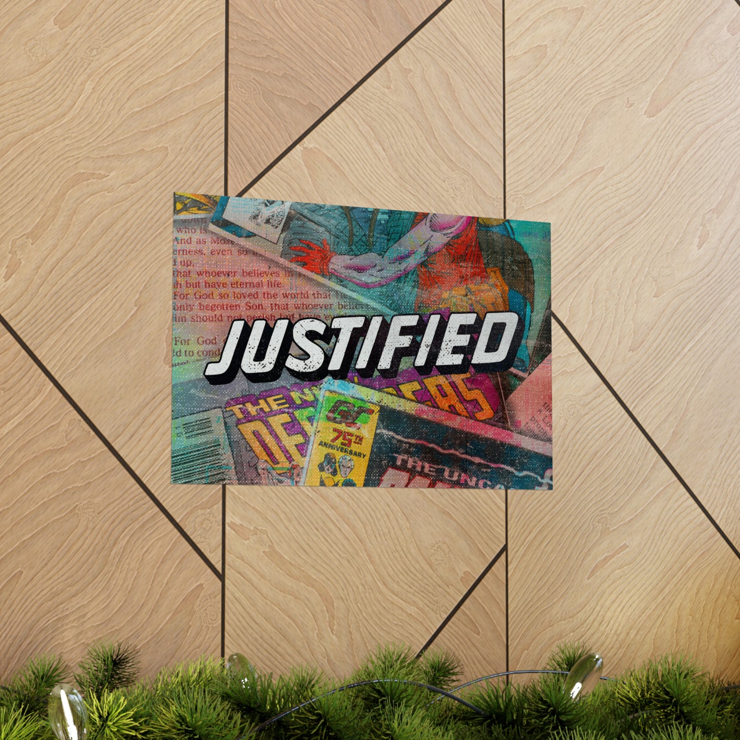 Poster | V7 | Justified Series Graphic | Horizontal