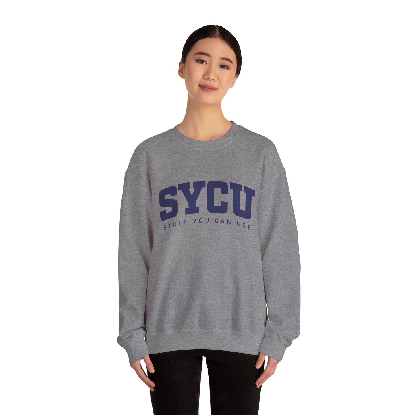 Navy College | SYCU | Crewneck