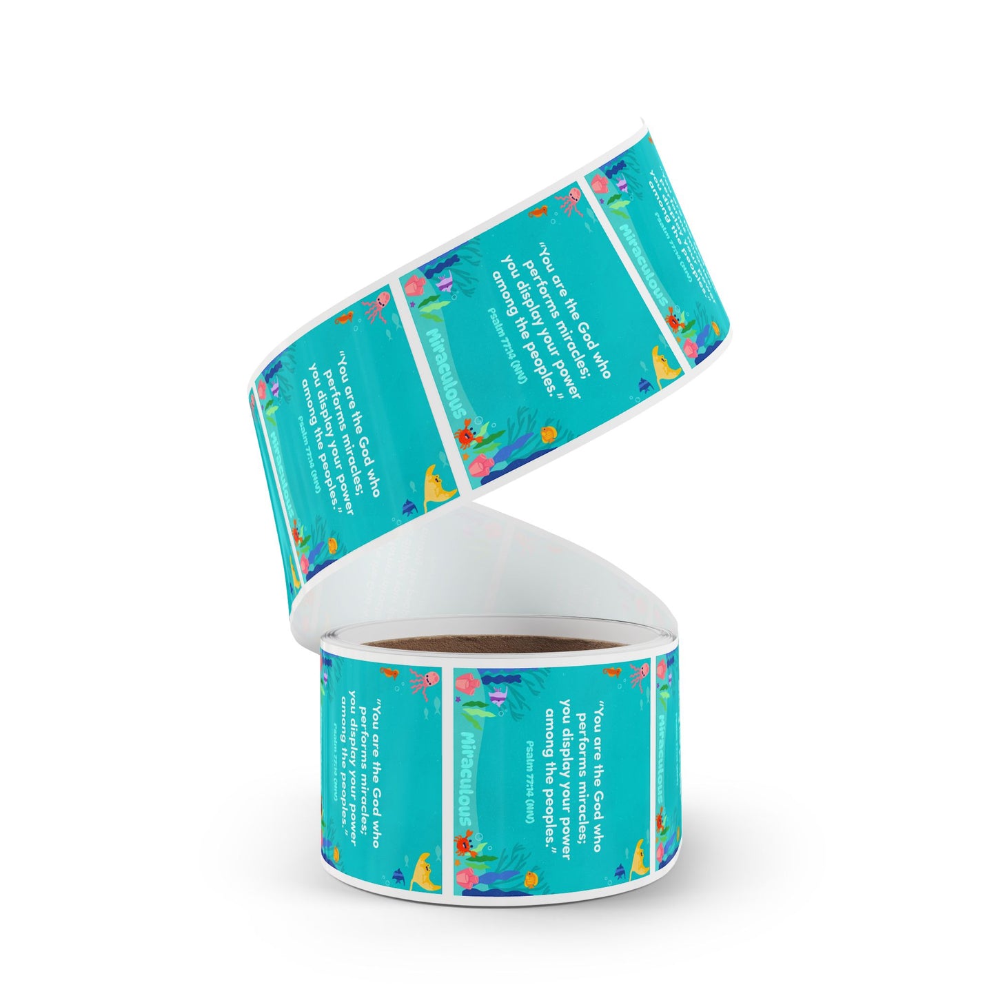 Memory Verse Sticker Roll | V8 | Miraculous Preschool
