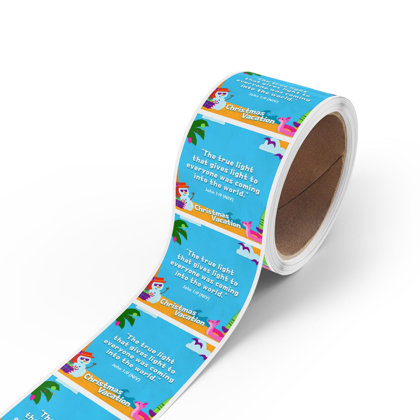 Memory Verse Sticker Roll | V7 | Christmas Vacation Preschool