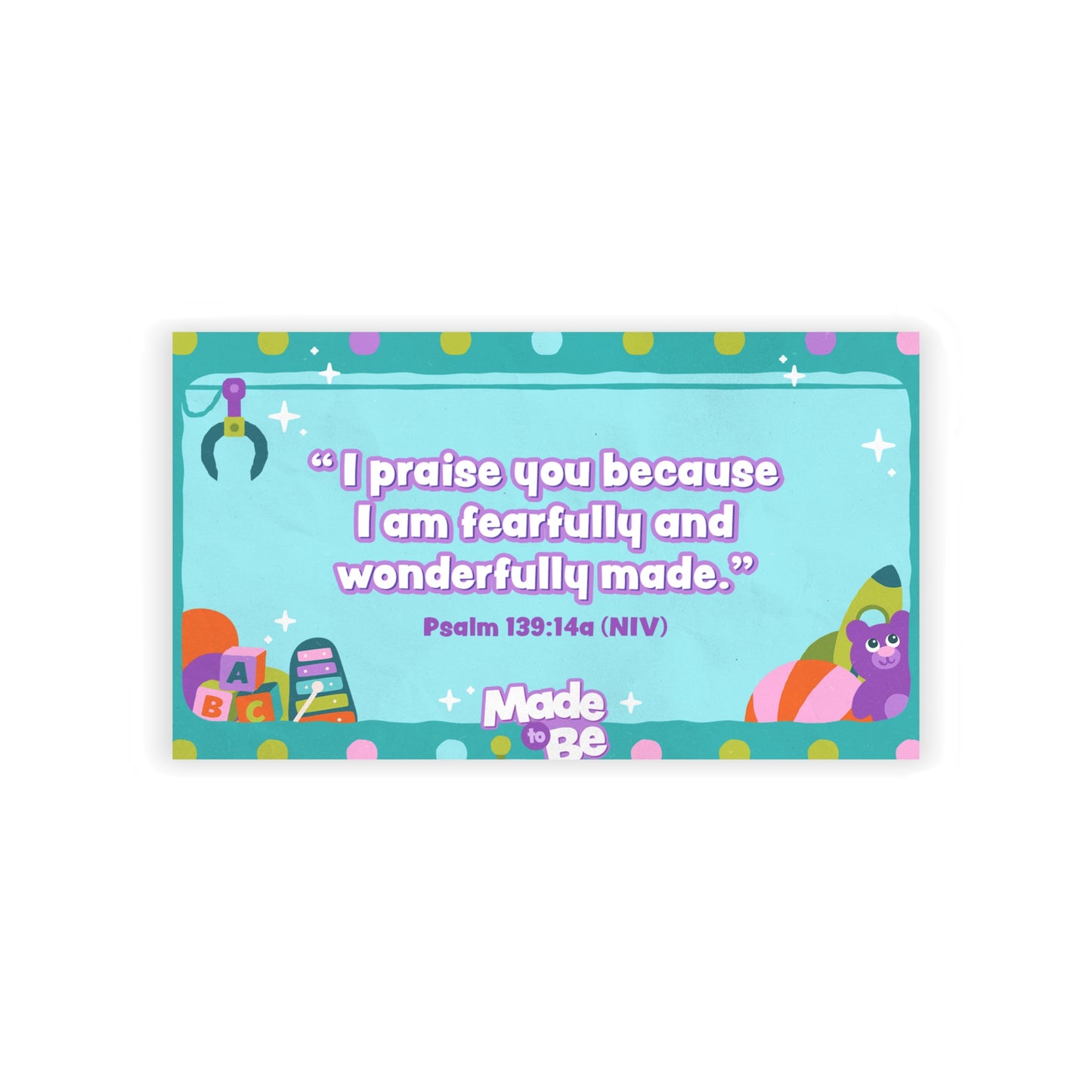 Memory Verse Cards | Made to Be Preschool