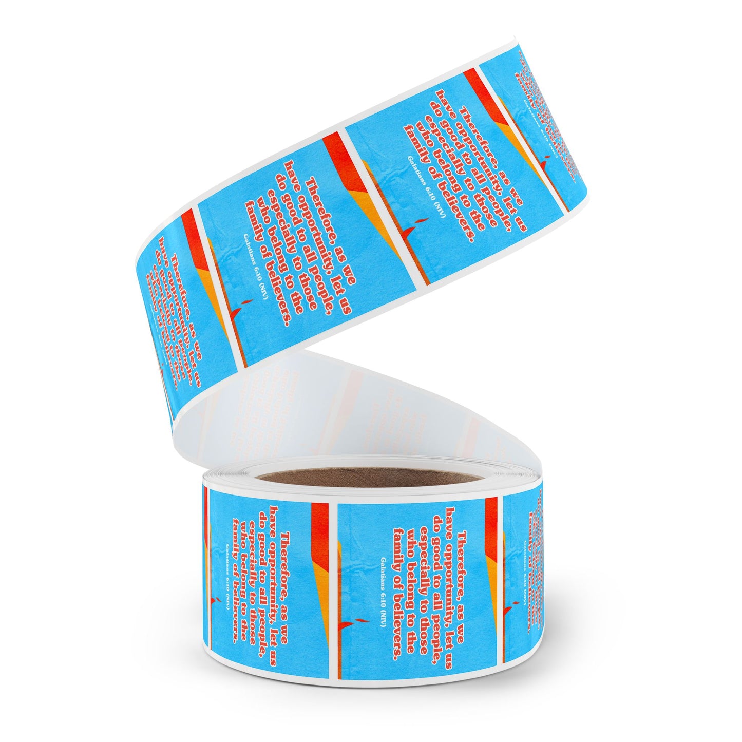 Memory Verse Sticker Roll | V6 | Staycation! Preschool