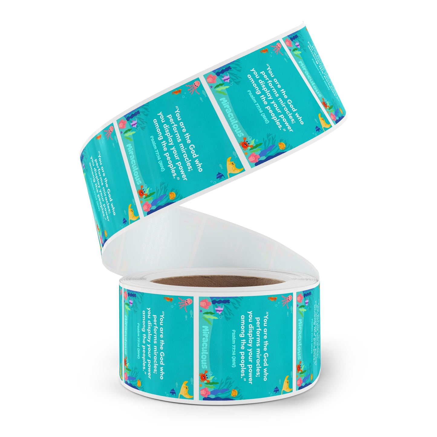 Memory Verse Sticker Roll | V8 | Miraculous Preschool