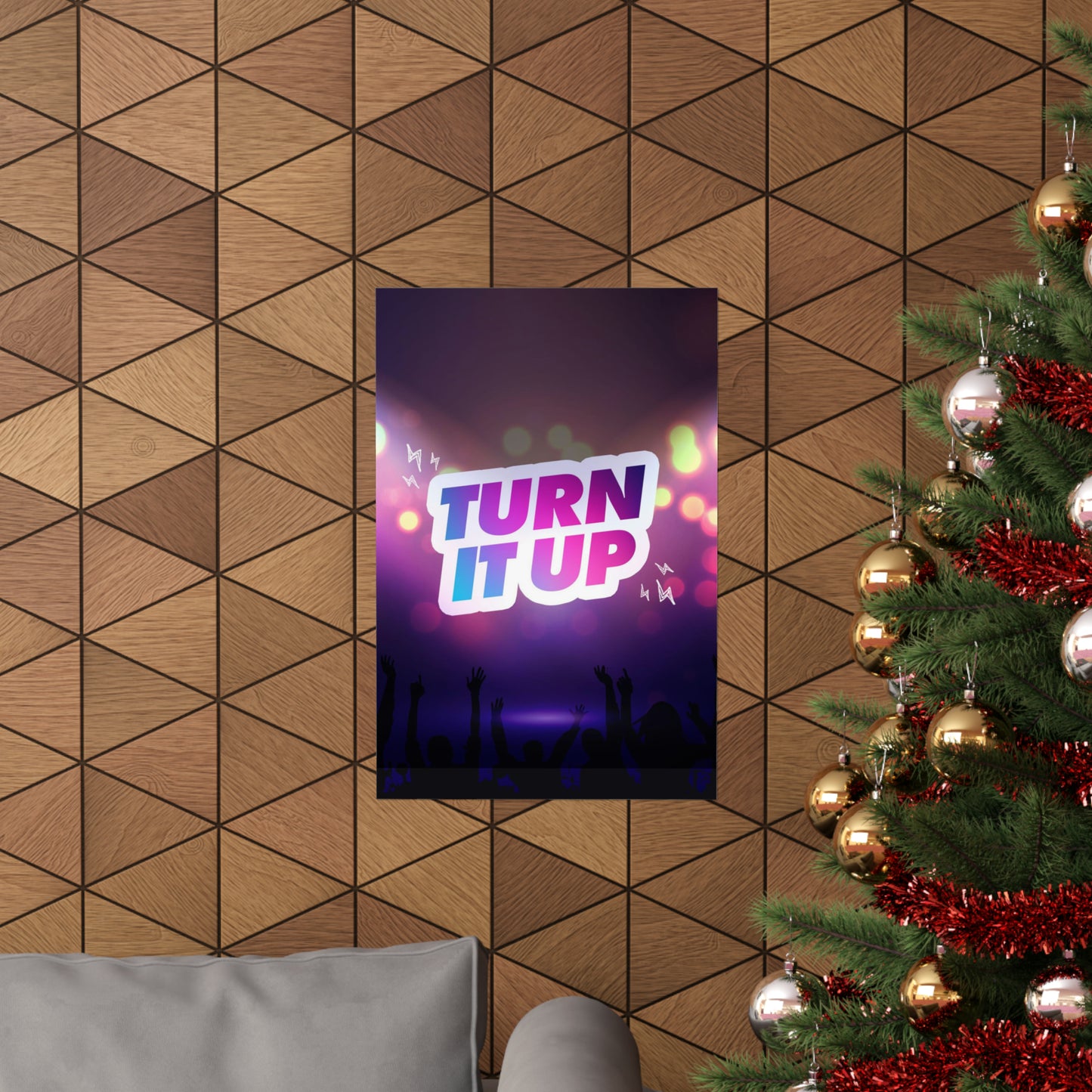 Poster | V7 | Turn It Up Series Graphic | Vertical