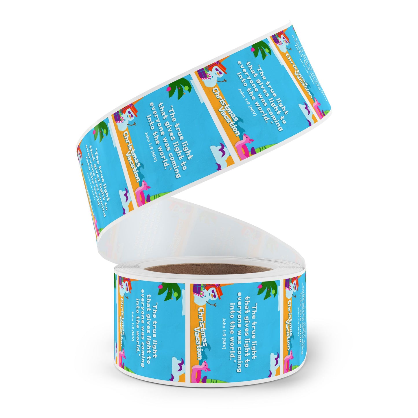 Memory Verse Sticker Roll | V7 | Christmas Vacation Preschool