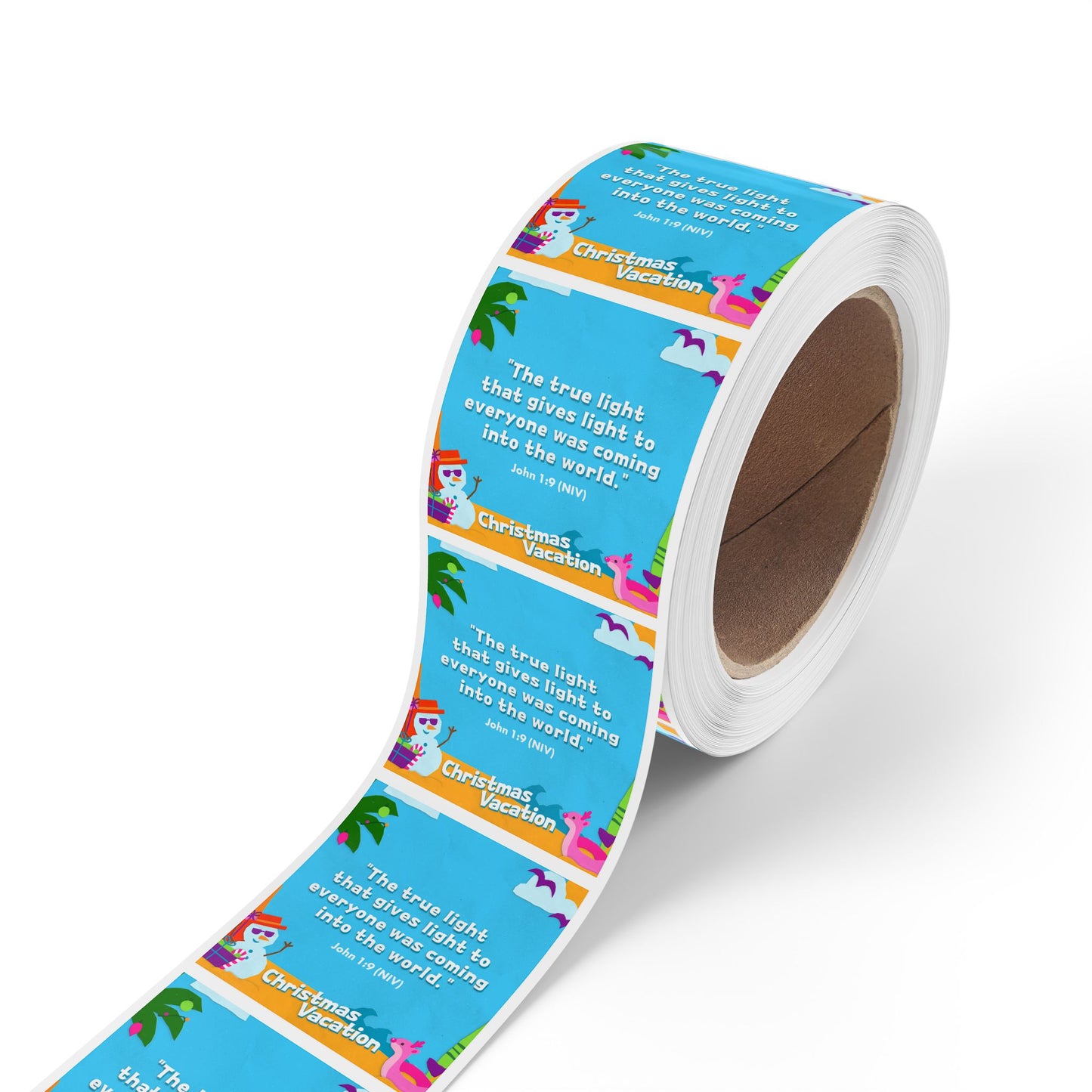Memory Verse Sticker Roll | V7 | Christmas Vacation Preschool