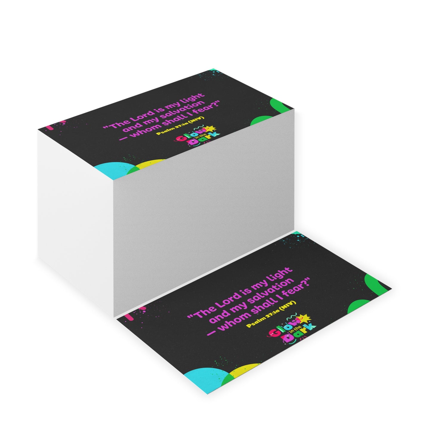 Memory Verse Cards | V7 | Glow in the Dark Preschool