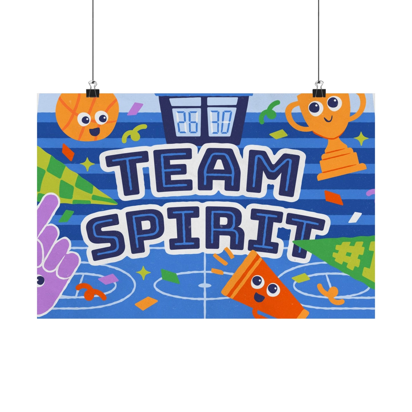 Poster | Team Spirit Preschool Series Graphic | Horizontal