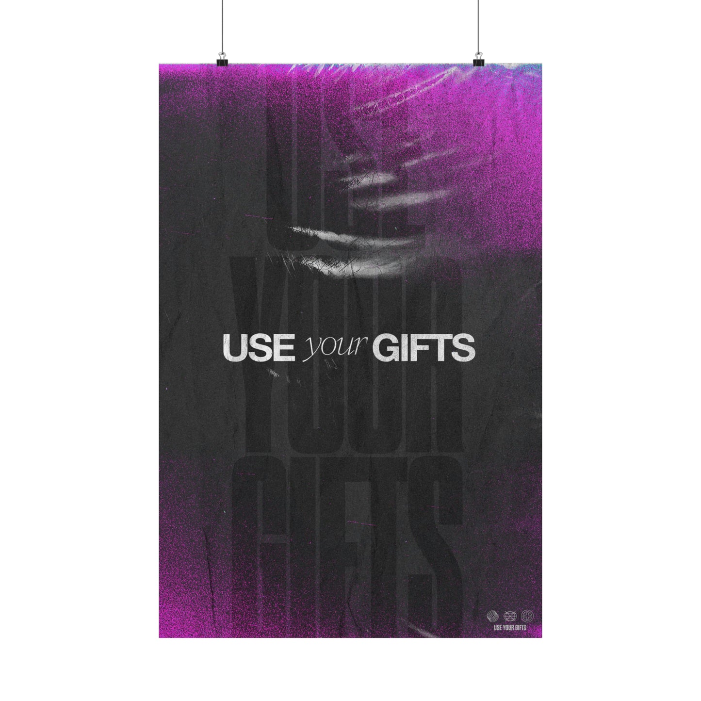 Poster I V6 I Use Your Gifts Students Discipleship Graphic I Vertical