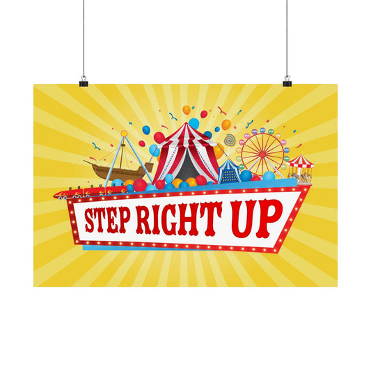 Poster I VBS I Step Right Up Series Graphic I Horizontal