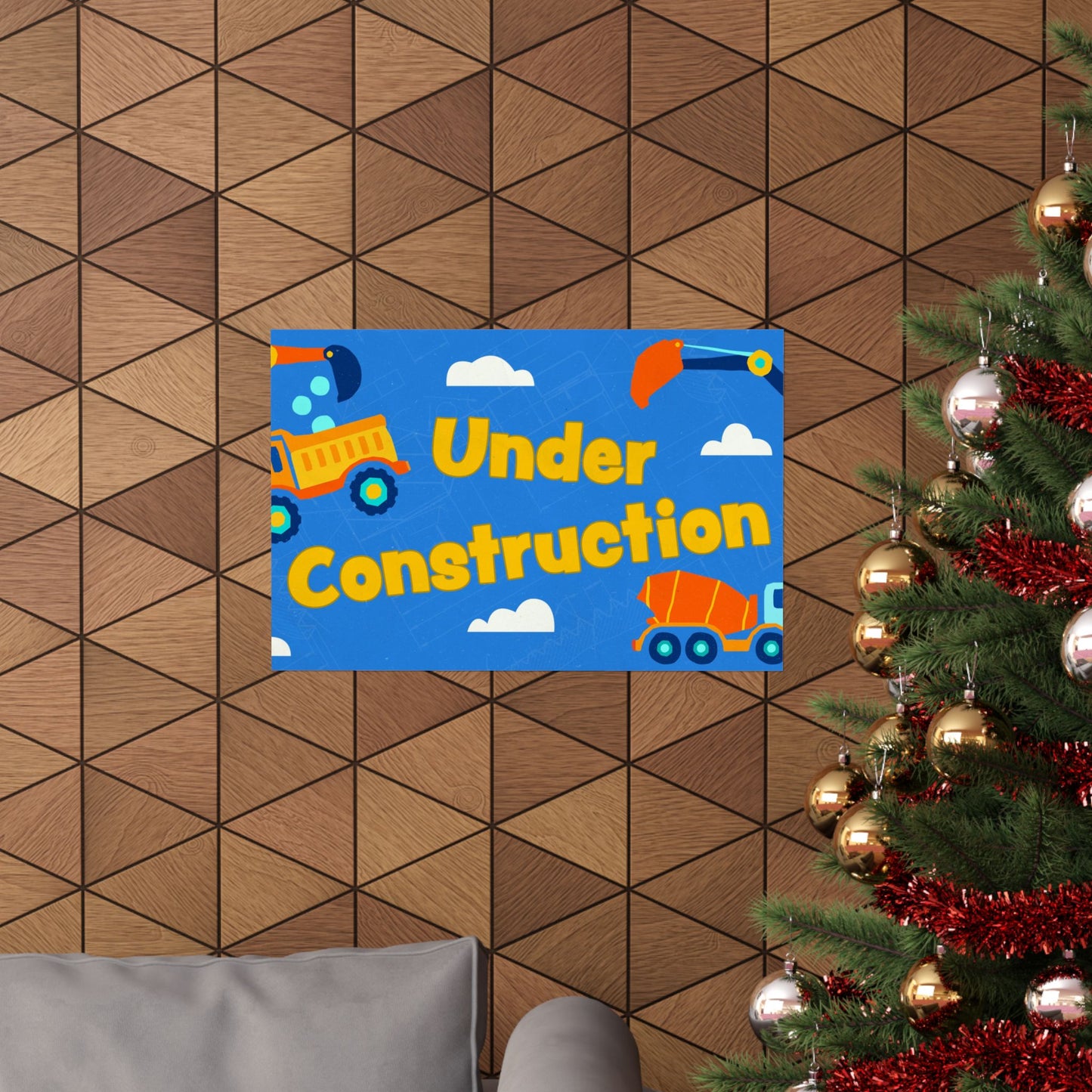 Poster | V8 | Under Construction Preschool Series Graphic | Horizontal