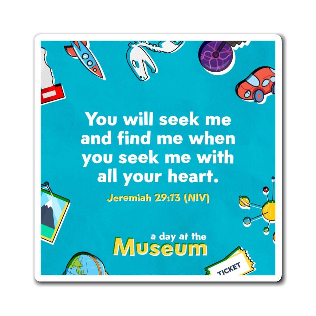 Memory Verse Magnet | V5 | A Day At The Museum Preschool