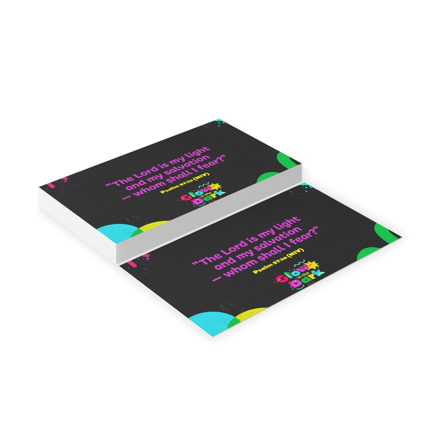 Memory Verse Cards | V7 | Glow in the Dark Preschool