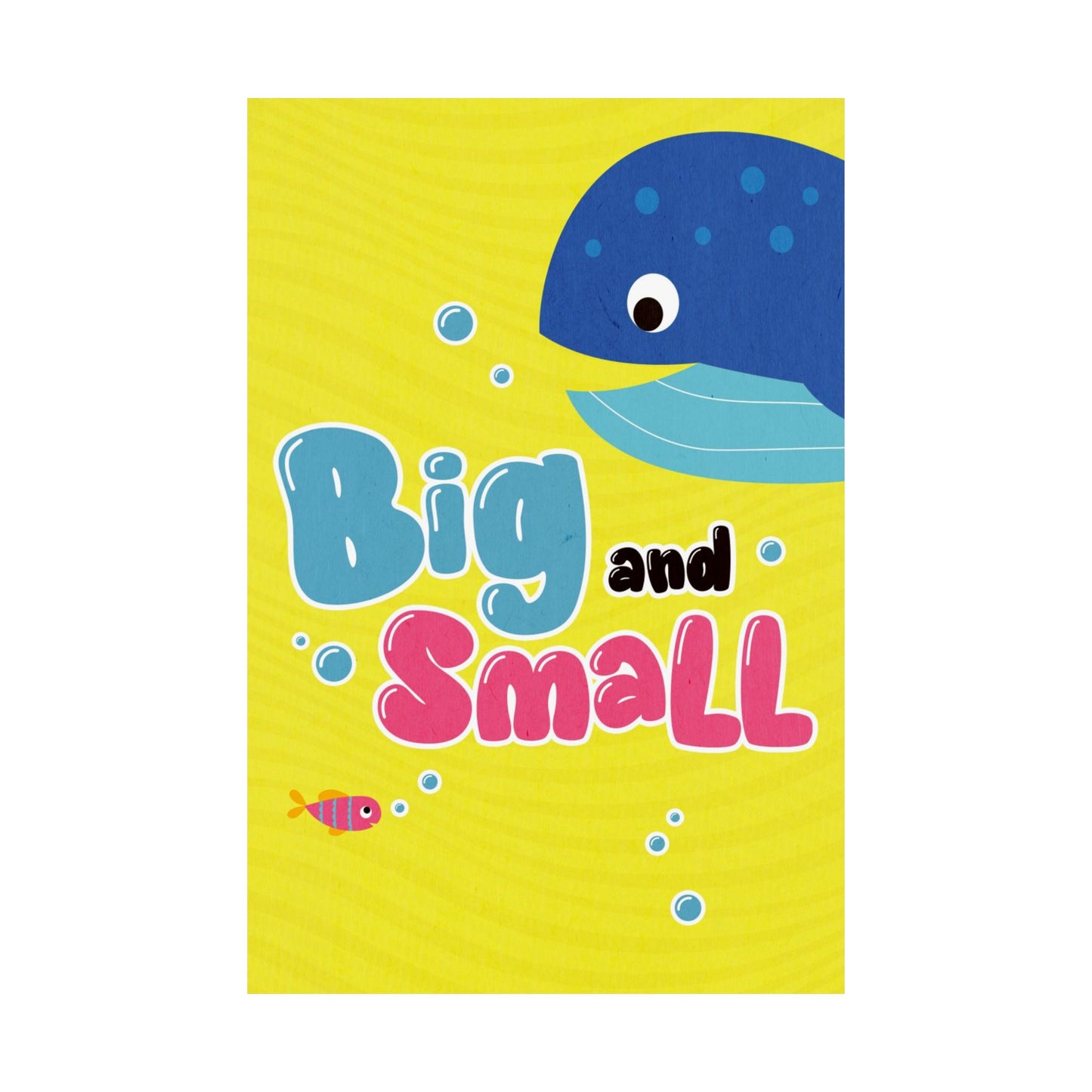 Poster I V5 I Big And Small Preschool Series Graphic I Vertical