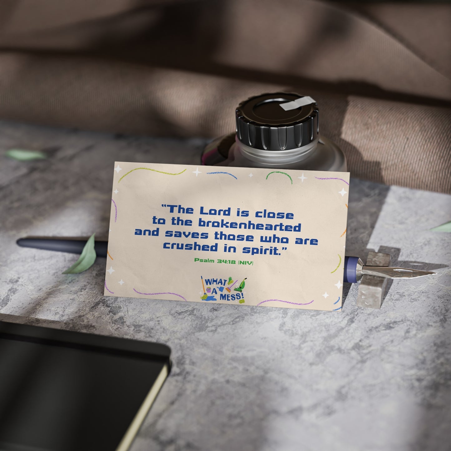 Memory Verse Cards | What A Mess Preschool