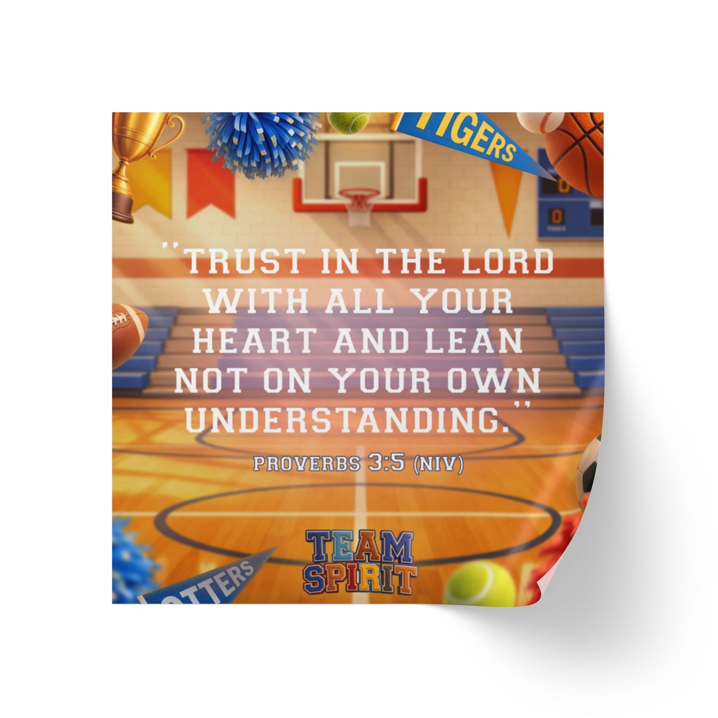 Memory Verse Sticker Roll | Team Spirit Elementary