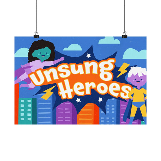 Poster | V8 | Unsung Heroes Preschool Series Graphic | Horizontal