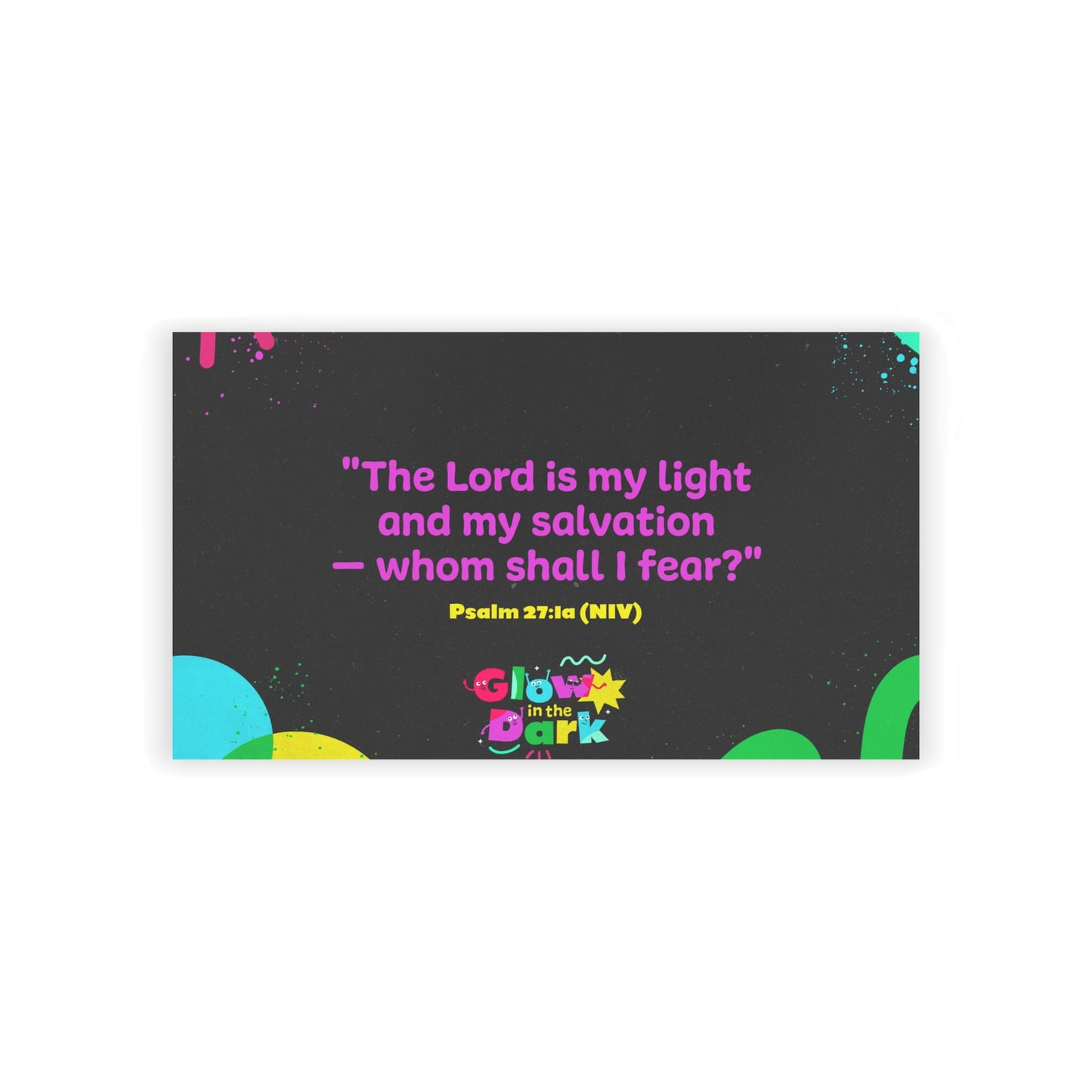 Memory Verse Cards | V7 | Glow in the Dark Preschool