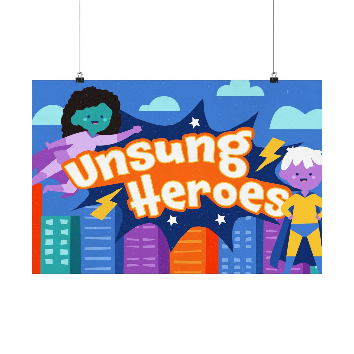 Poster | V8 | Unsung Heroes Preschool Series Graphic | Horizontal