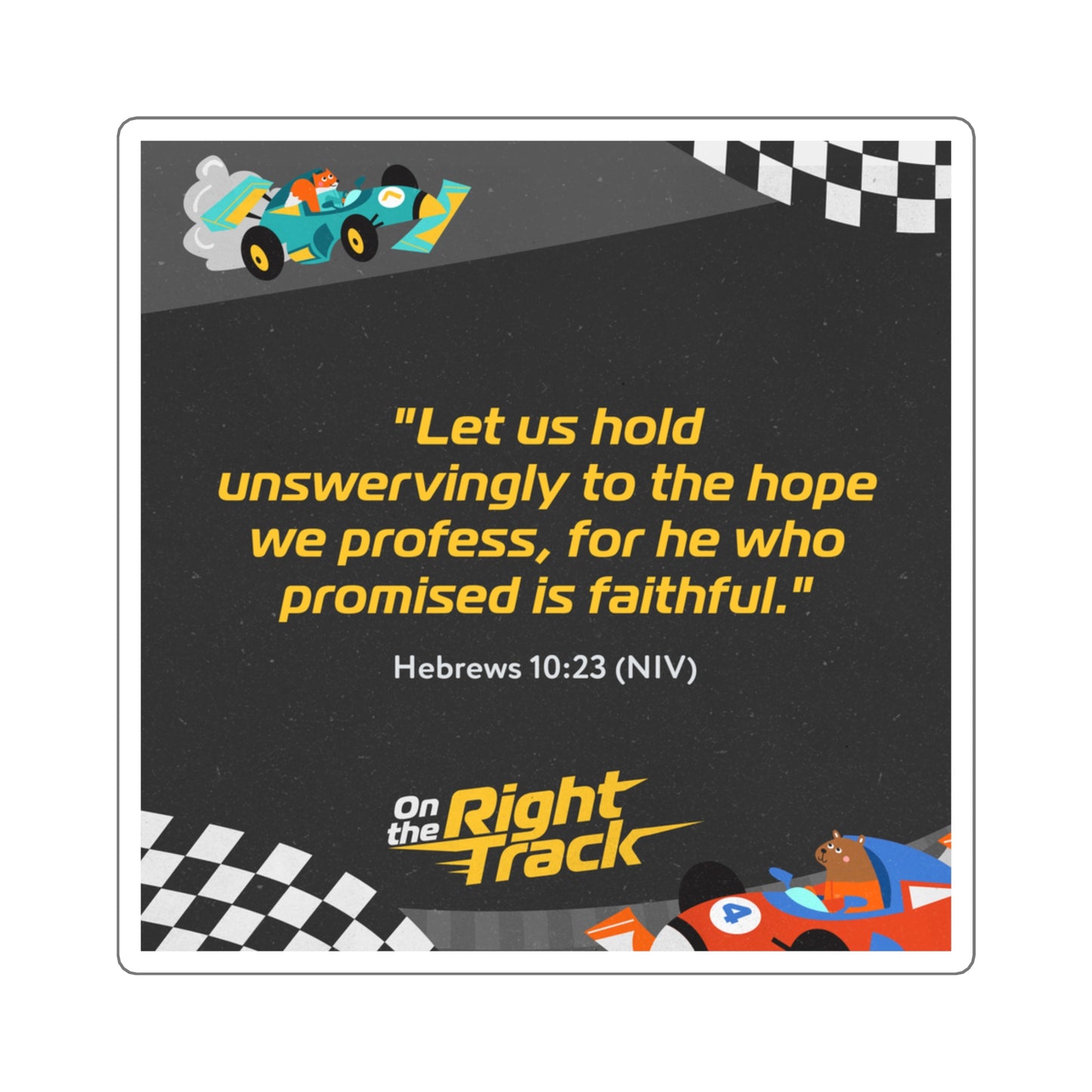 Memory Verse Sticker | V7 | On the Right Track Preschool