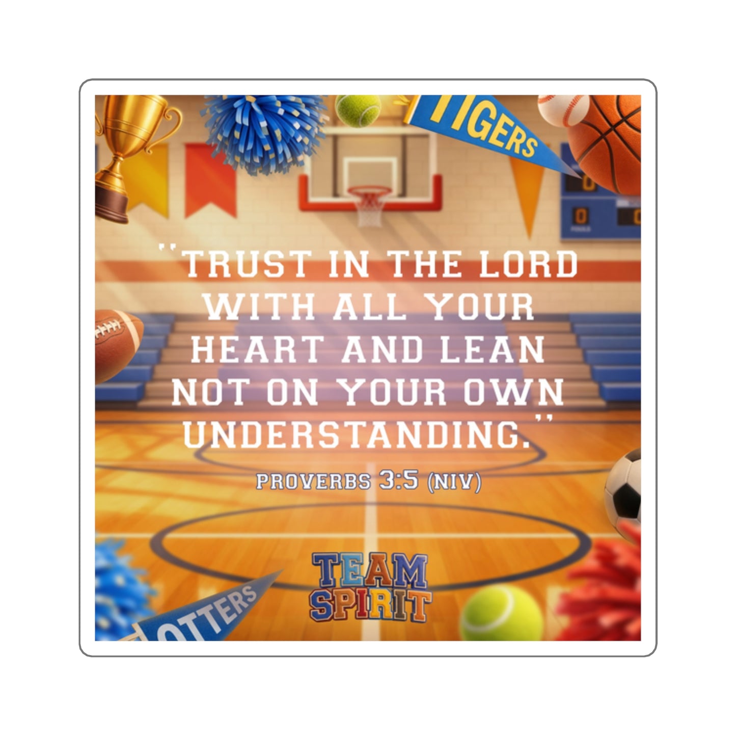 Memory Verse Sticker | Team Spirit Elementary