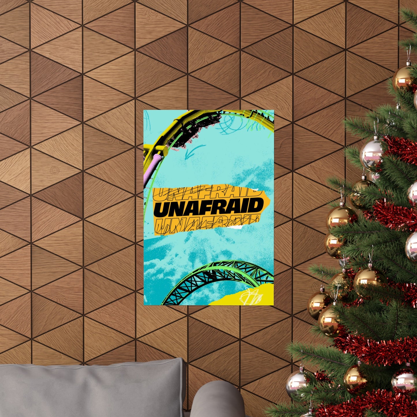 Poster | V8 | Unafraid Series Graphic | Vertical