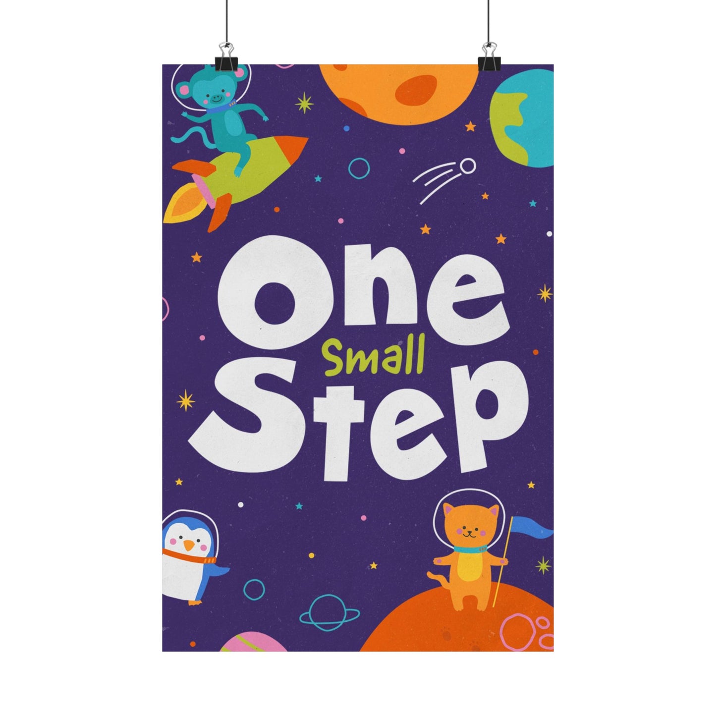 Poster | V7 | One Small Step Preschool Series Graphic | Vertical